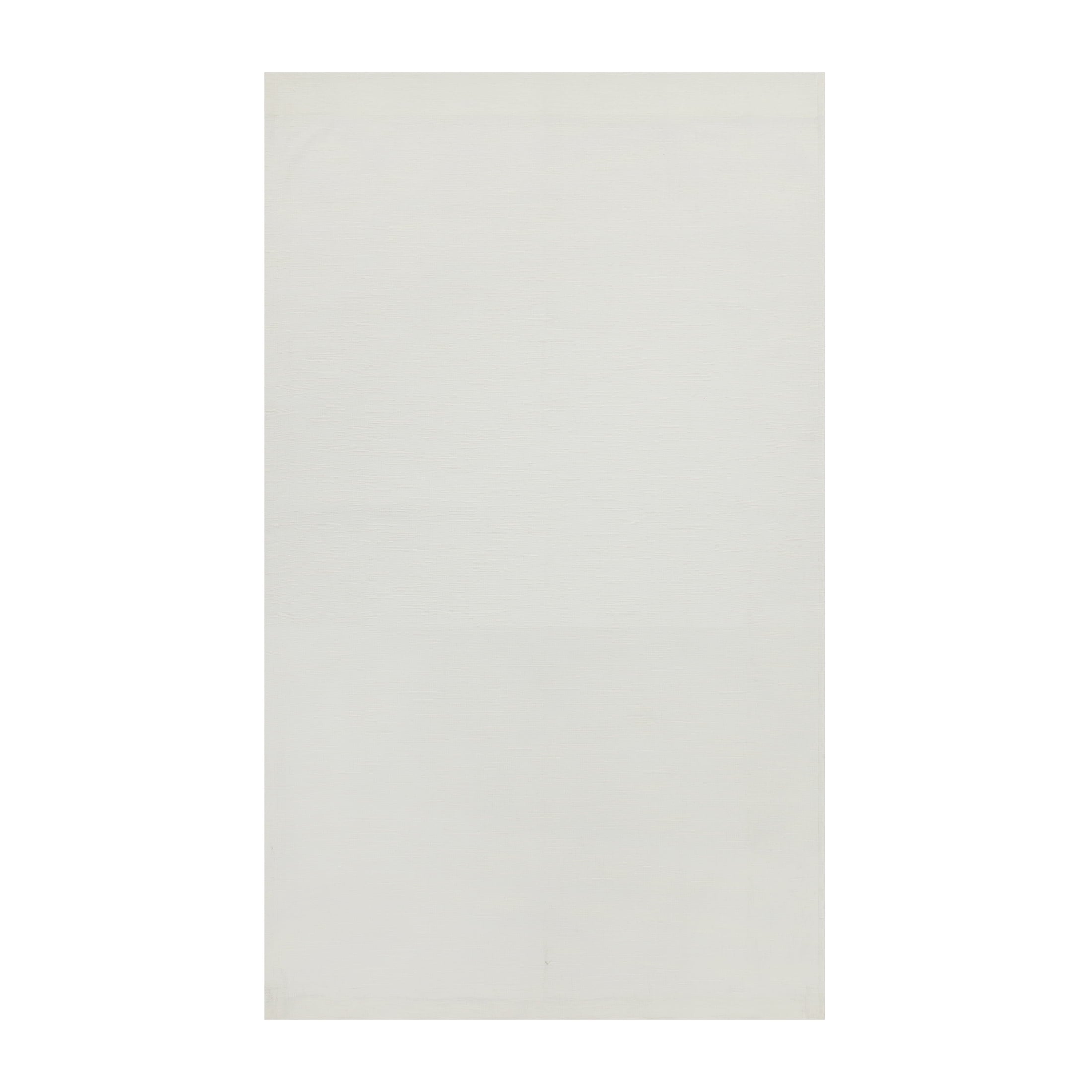 Better Homes & Gardens Textured Solid Chenille Blackout Single Curtain Panel, Ivory, 50"W x 84"L