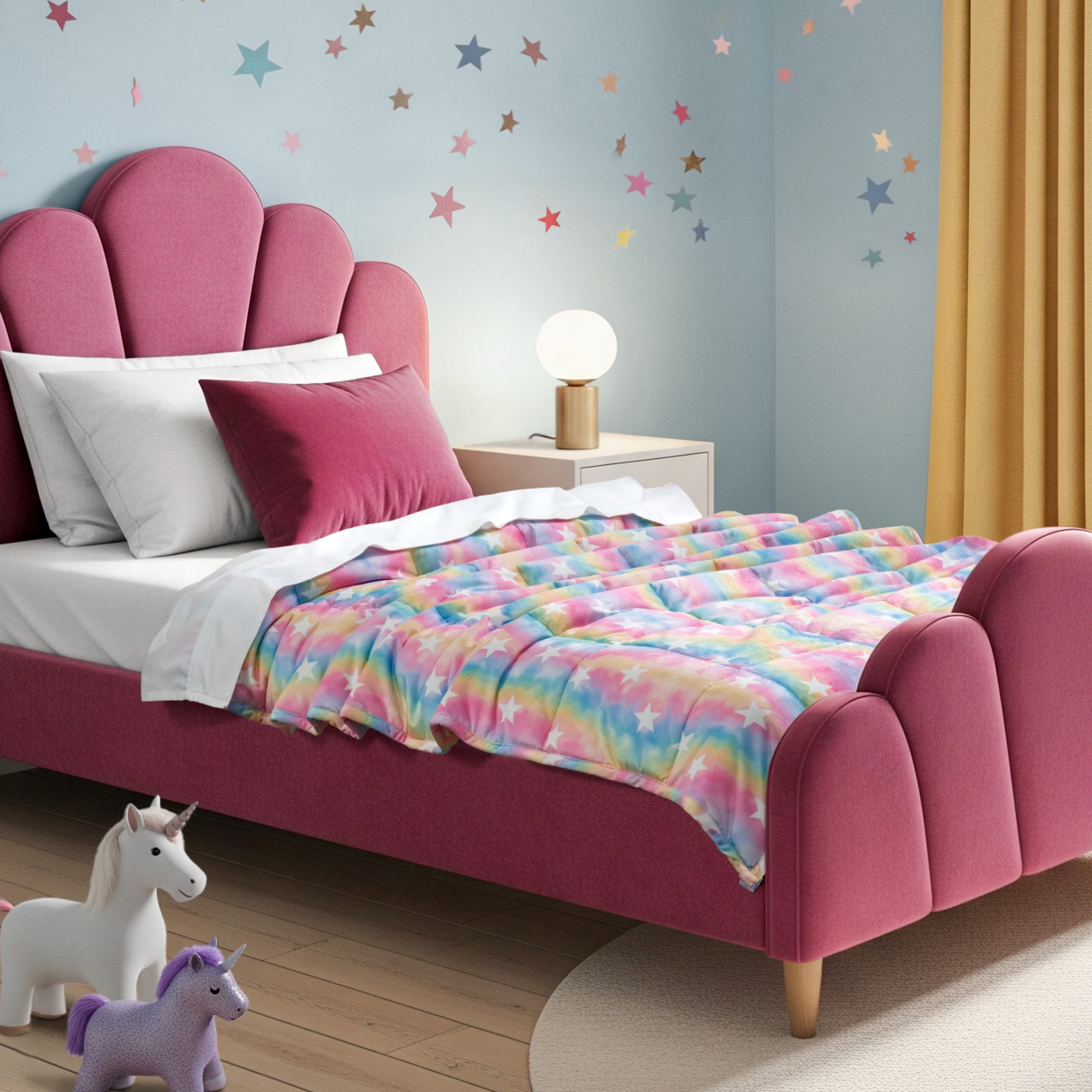 Bare Home 17 lbs Weighted Blanket for Adults - 60" x 80" - 210tc Twill Cotton, Light Gray