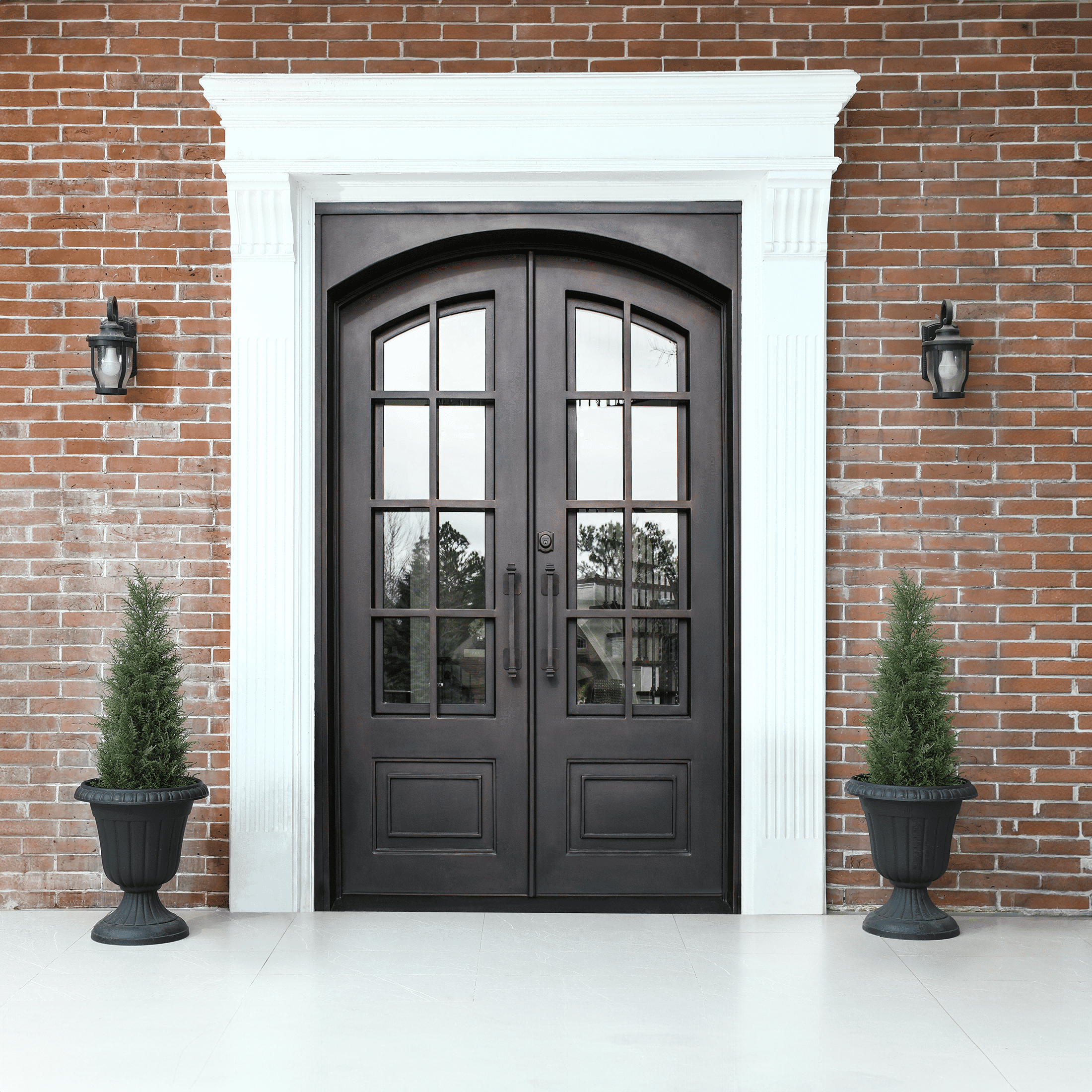 DR.Planzen Soft Touch 2 Count 3 Ft Cedar Artificial Trees in Plastic Pot UV Rated,  Artificial Topiary Tree for Indoor Outdoor Home Decor